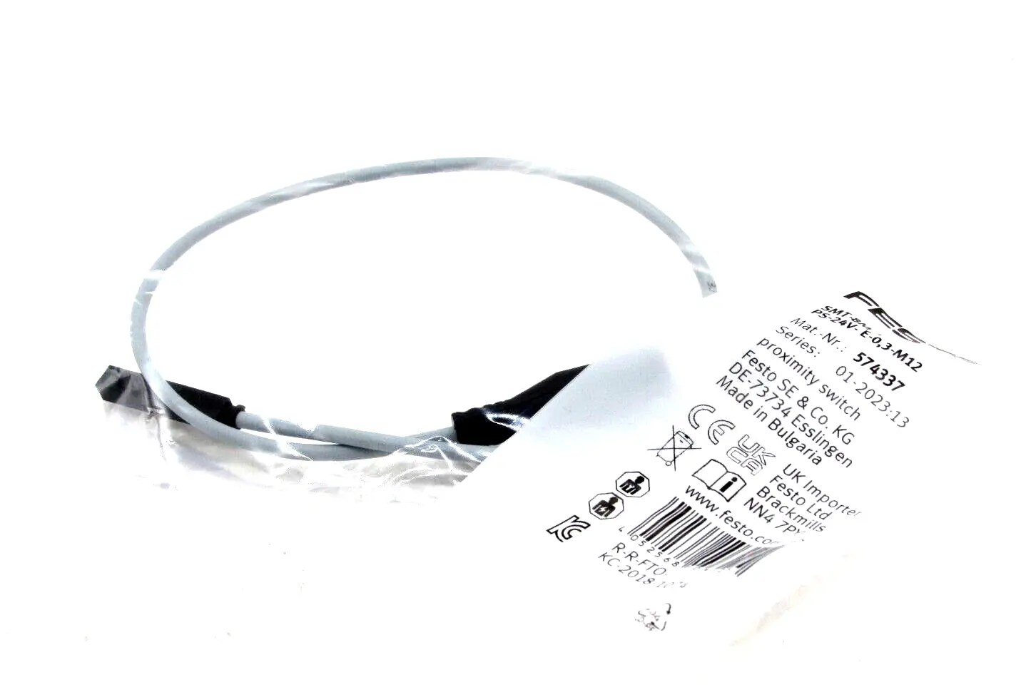 NEW FESTO SMT-8M-A-PS-24V-E-0,3-M12 PROXIMITY SWITCH 574337 SMT8MAPS24VE03M12