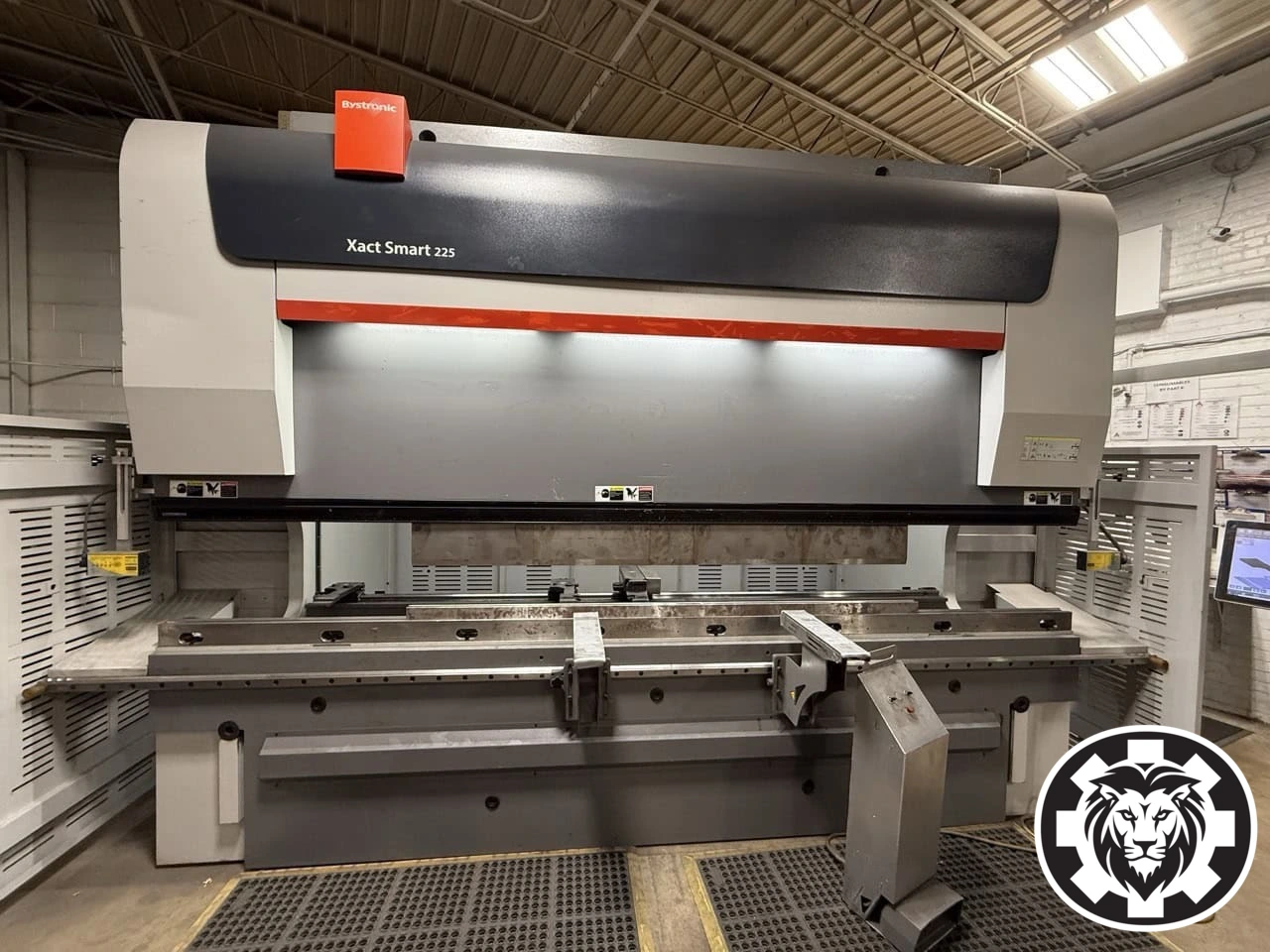 248 Ton x 13′ Bystronic Xact Smart 225-4100 Hydraulic CNC Press Brake, 2017 – 5-Axis Backgauge
