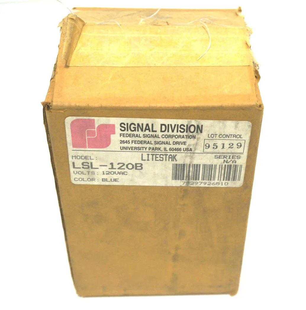 NEW FEDERAL SIGNAL LSL-120B LITESTAK LSL120B