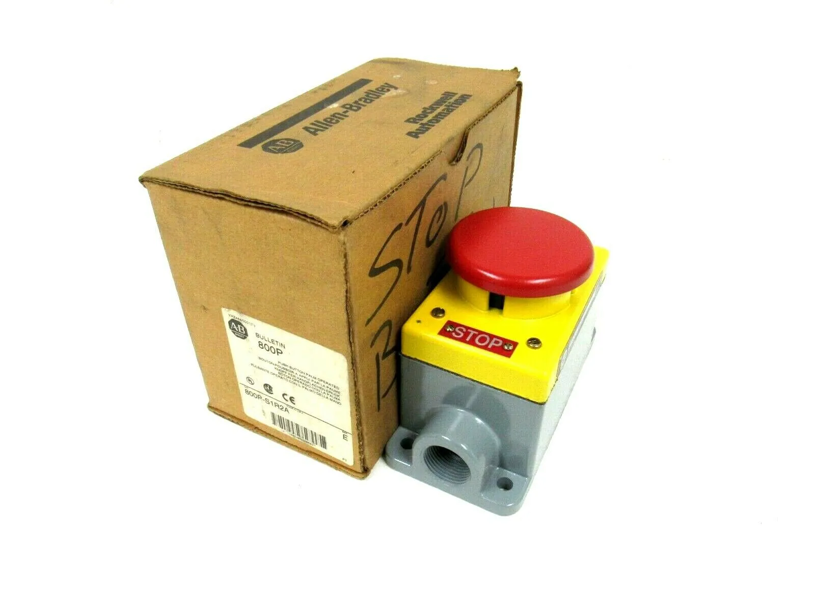 NEW ALLEN BRADLEY 800P-S1R2A PUSHBUTTON SER E 800PS1R2A
