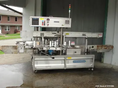 Used SHOREWOOD 4100 Pressure Sensitive Labelers Illinois US | Aaron Equipment #1515443