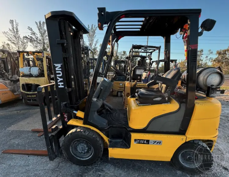 Used 2017 HYUNDAI 25L-7A Liquid Propane Forklifts Florida US | Forklift Exchange #1274833