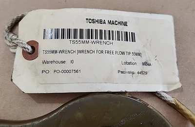*NEW* Toshiba Machine TS55MM-WRENCH Wrench For Free Flow Tip 55mm + Warranty!