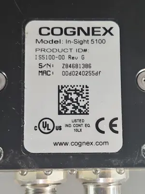 Cognex IS5100-00 Rev. G In-Sight Machine Vision Camera. (BIN645)