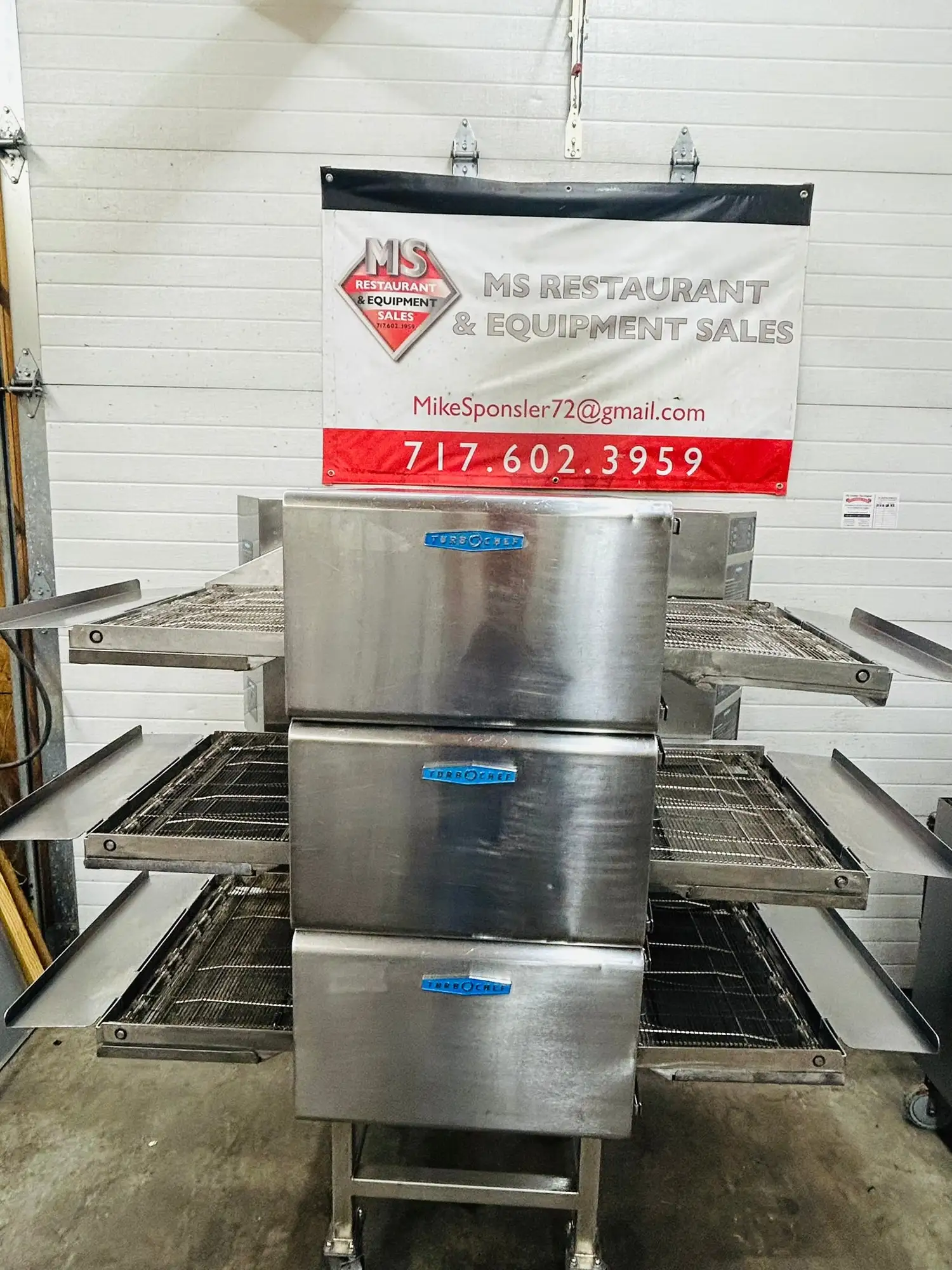 Turbochef HHC2020 Triple Stack High Speed Conveyor Pizza Ovens Fully Refurbished