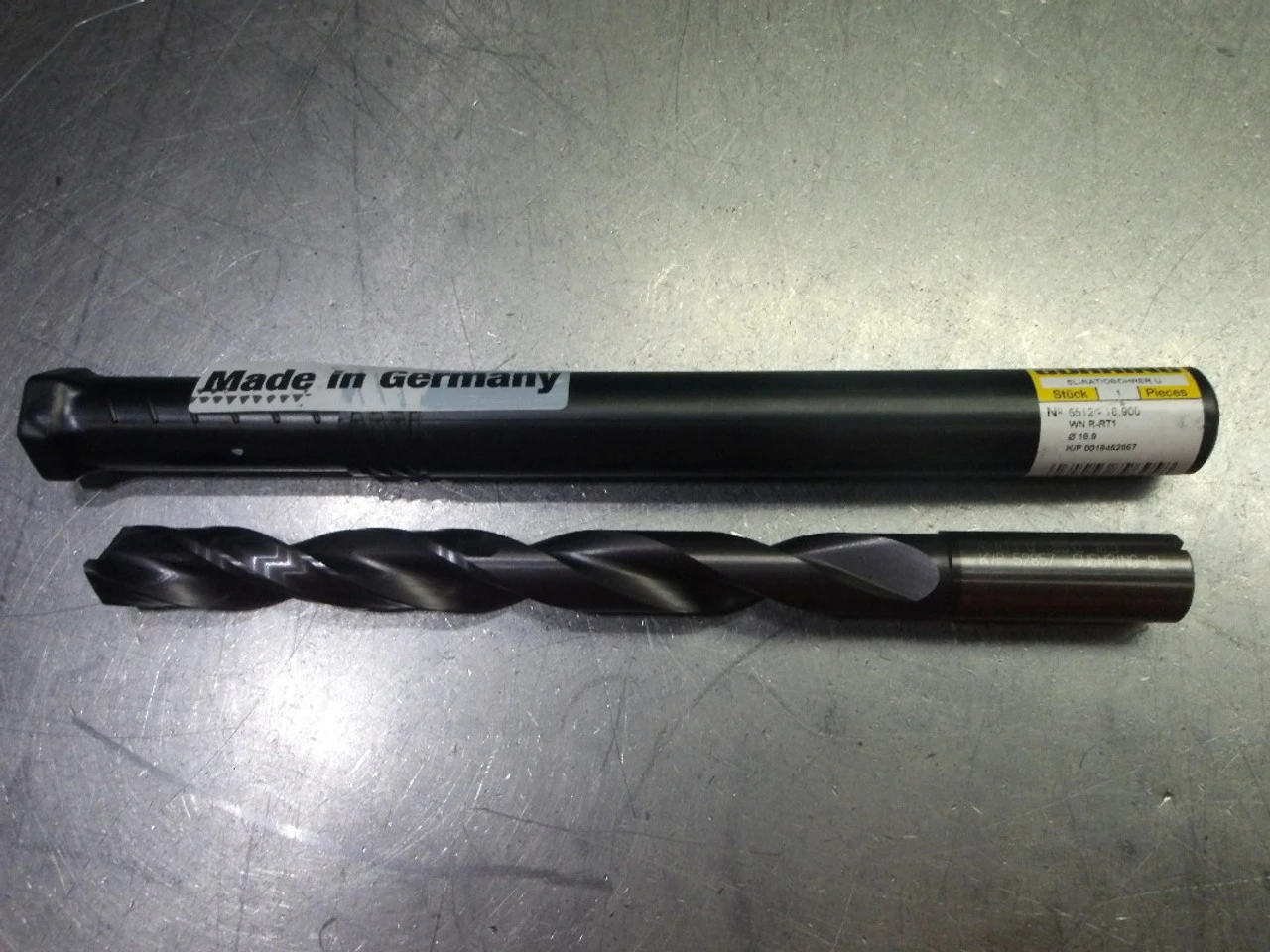 Guhring 18.9mm Coolant Thru 7xd Carbide Drill 20mm Shank 9055120189000 (792)