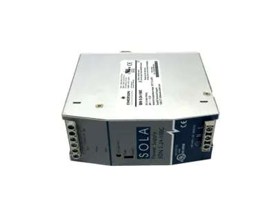 SDN 5-24-100C | Sola  Power Supply 100-240VAC 2A In 24VDC 5A 120W Out - Used