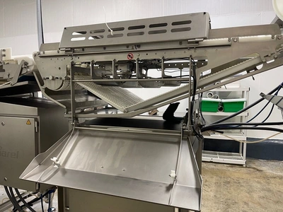 Marel Used Dual Lane Smart-Line Grader with 8 Gates Per Lane/ Custom Built Infeed