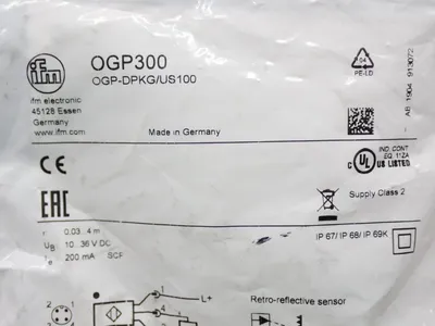 NEW IFM OGP300
