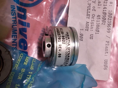 INERTIA DYNAMICS 0110-0022 CLUTCH ASSEMBLY REV 00 12VDC - BRAND NEW