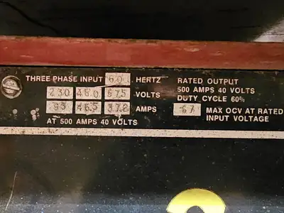 USED LINCOLN ELECTRIC R3R-500