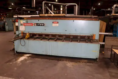 10' X 1/4" NIAGARA MODEL #SP-10-1/4 HYDRAULIC SHEAR: YOBRO #23863