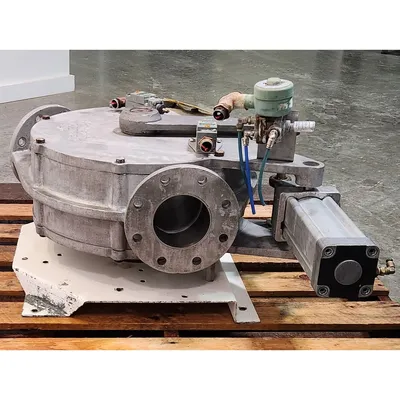 Used Reimelt GmbH 4" Single-channel Stainless Steel Tunnel Diverter Valve