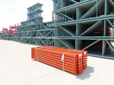 Interlake 96"x 6-1/2" Teardrop Pallet Racking Step Beam Crossmember 10240Lb 65E