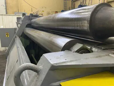 10' X 1/2" HAEUSLER MODEL VRM-HW-3000X12 INITIAL DOUBLE PINCH PLATE BENDING ROLL