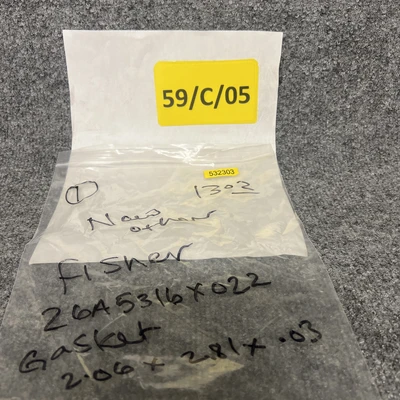 New | in-Stock Fisher Controls 26A5316X022 Seals & Gaskets California US | Davliegogo LLC #1725376