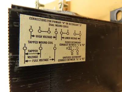 Allen Bradley 1497-N8 Industrial Control Circuit Transformer 240/480 250 VA