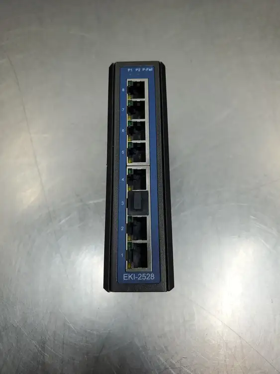 Used Advantech EKI-2528 Industrial Ethernet Switch, 8-Port, 12-48VDC Network Switches South Carolina US | Palmetto Automation #1511991