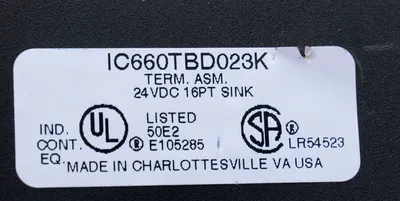 GE FANUC IC660TBD023K TERMINAL ASSEMBLY IC660TBD023