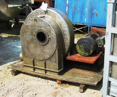 Siebtechnik Tema H-400 Conturbex worm/screen centrifuge, 316SS.