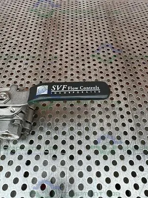 USED SVF -F. C. I. R86666ATSE COMPRESSION BALL VALVE W/ 1/4" THREADED FITTING 1500PSI