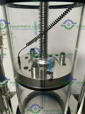 USED 2008 MILLIPORE QUIKSCALE 350 X 800 GL105002 CHROMATOGRAPHY COLUMN W/ BUBBLE TRAP 74 L