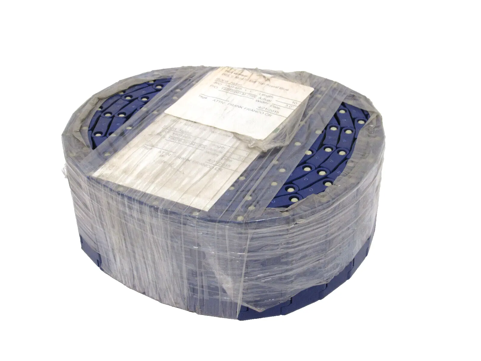 NEW HABASIT M2470 FLAT TOP ACETAL BLUE CONVEYOR BELT 3"W x 10' L