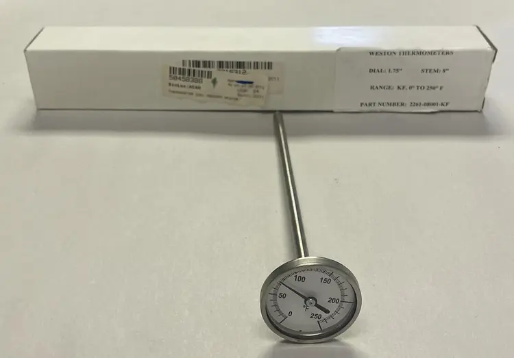 New | in-Stock WESTON THERMOMETERS 2261-08001-KF Temperature/Pressure Ohio US | Surplus Asset Holdings #1234535