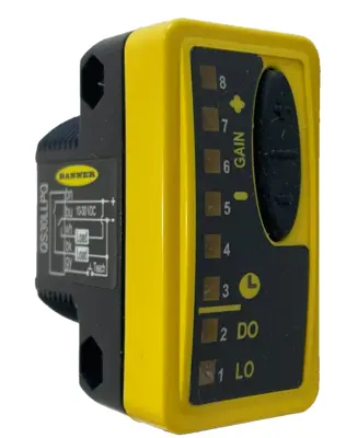 NEW BANNER ENGINEERING QS30LLPQ PHOTOELECTRIC SENSOR 02994