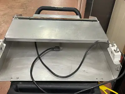 Used Falcon Restaurant Supply Used Heat Seal Food Wrapper 18" Width Single Roll 6X15 Hotplate 120V Wrappers - Roll Illinois US | Falcon Restaurant Supply #1376211