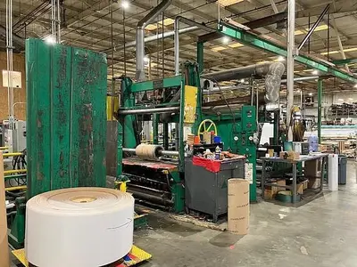USED BLACK CLAWSON TDL TWO DRUM WINDER