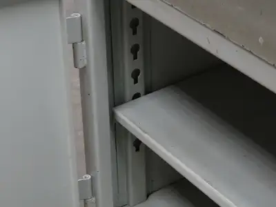 Strong Hold Extreme Duty 12 GA Shop Desk 1 Drawer Riser Shelf 36x28x54"