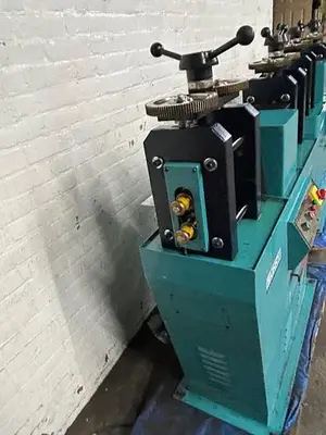 Cavallin Type 6″ x 4″ Double Sided Power Rolling Mill with Side Rollers for Gold, Silver, Plate