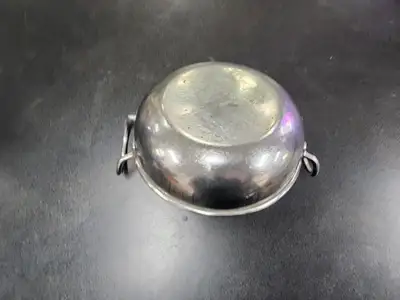 Used Dura-Ware Used Small Stainless Steel Fry Pan w/Two handles 6 3/4" Pans Illinois US | Falcon Restaurant Supply #1376666