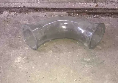 80mm Dia QVF 90 Degree Bends; PB 90/3