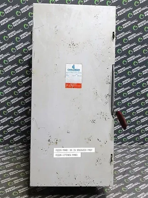 ECC GD324SNC Fusible General Duty Safety Switch 200A 240VAC 50-30 Max. HP Used