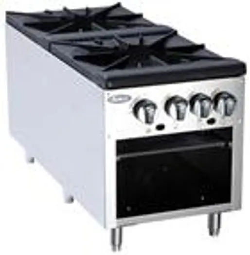 Double stock pot burner - gas or propane