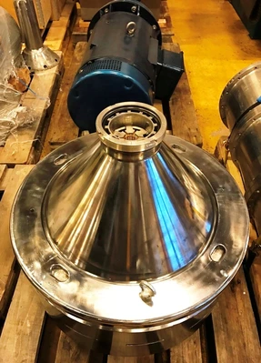 Alfa-Laval MRPX 514 HGV-74C warm milk separator, 316SS.