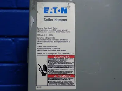 Eaton 100 A General Duty Switch
