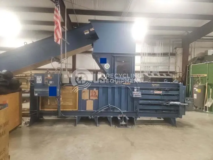 Used IPS CD-738-HS-20 HORIZONTAL WITH CONVEYOR Balers Missouri US | US Recycling Equipment #1354934