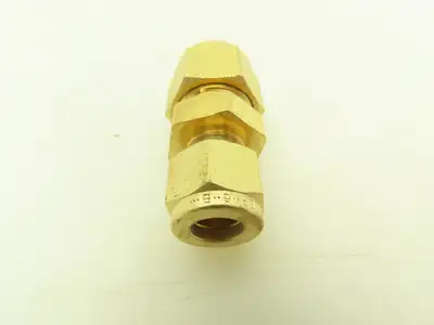Parker 62C-8-6 Brass Compression Tube Fitting Reducer 1/2" x 3/8" Union  10pcs