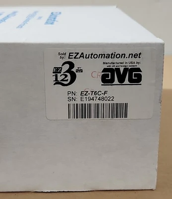 NEW EZ AUTOMATION EZ-T6C-F