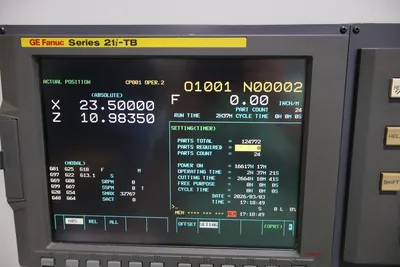 2005 HARDINGE QUEST GT27SP LATHES, CHUCKING, N/C & CNC | Clark Machinery Sales, LLC (4)