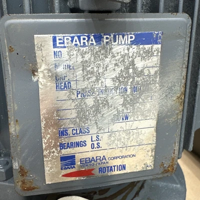 NEW Ebara FDA IKH3-FCKLAW21