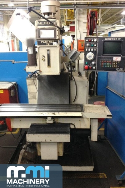 Used 1989 MILLTRONICS PARTNER IV SERIES B Vertical Machining Centers Illinois US | Machinery Marketing International #379072
