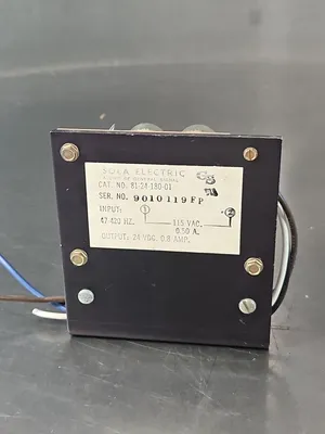 Sola Electric 81-24-180-01 24 VDC Power Supply 0.8 Amp 115Vac Input loc4B9