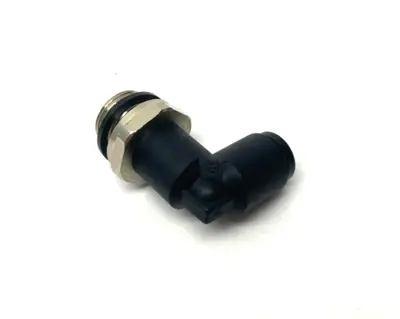 USED PARKER PNEUMATIC SWIVEL ELBOW PUSH-IN FITTING 3/8" BSPP 8MM OD