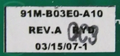 USED PANALARM 91MB03E-1 CIRUIT BOARD 91M-B03E0-A10 91AF3T24DC4CE4ED 91MB03E1