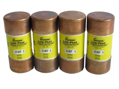 NEW LOT OF 4 BUSSMANN LPJ-45SP FUSES LPJ45SP