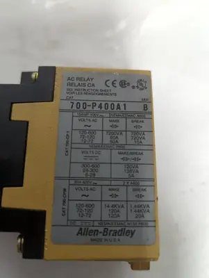 Used ALLEN-BRADLEY 700-P400A1 Misc Electrical & Power Parts Ohio US | Surplus Asset Holdings #1460426